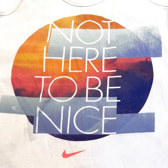 Nike Women’s Workout Tank Top, Not Here to be Nice, size Small. Excellent! - Picture 4 of 4